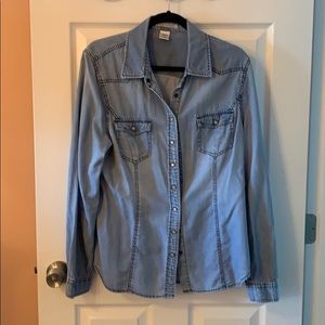 Denim Button-Down